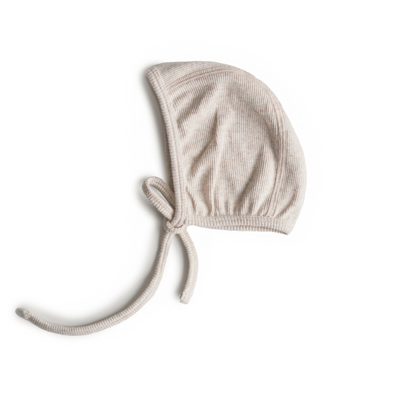 ribbed baby bonnet