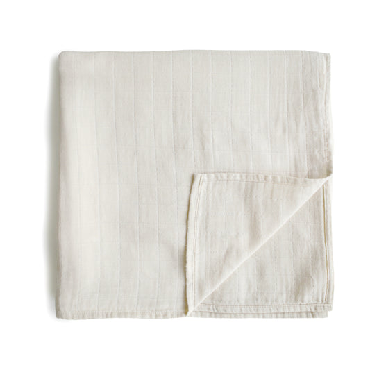 organic cotton muslin swaddle