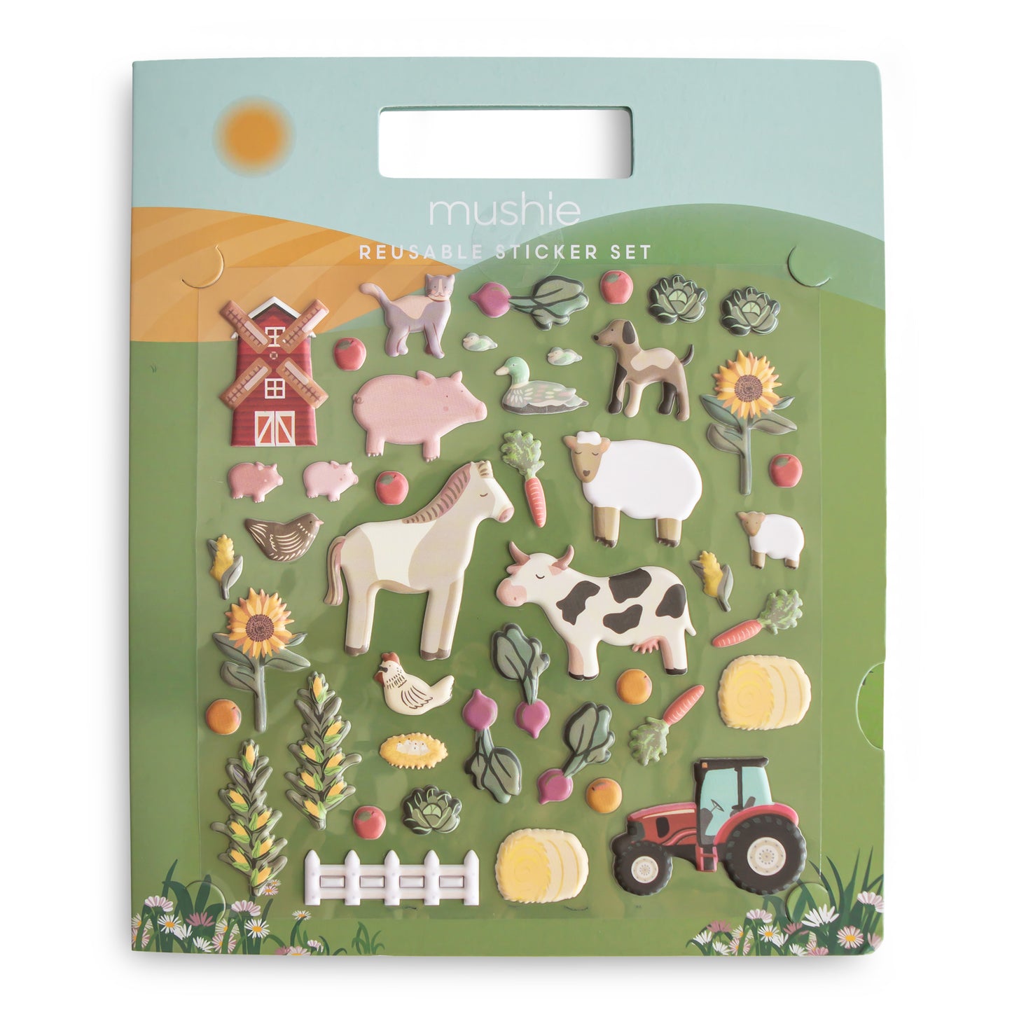 reusable sticker set (farm)