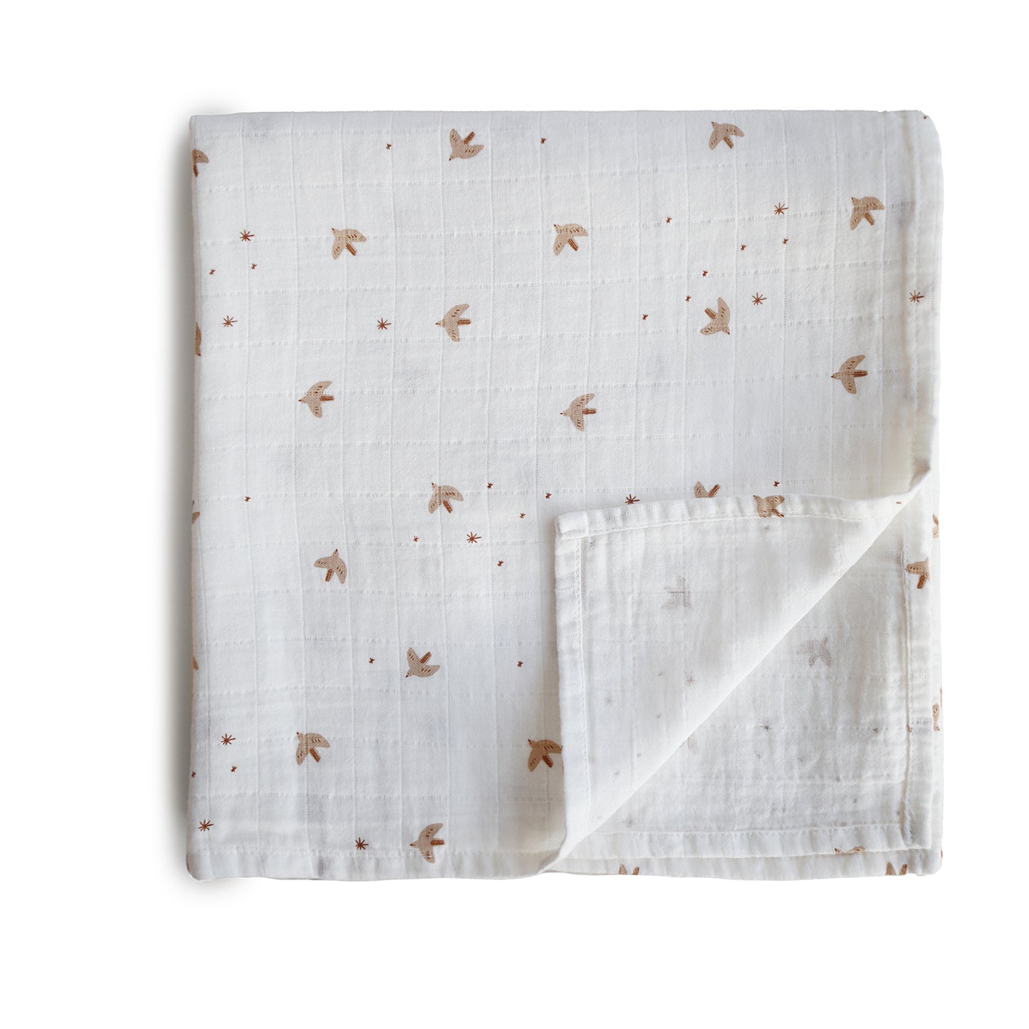 muslin swaddle blanket (sparrow)