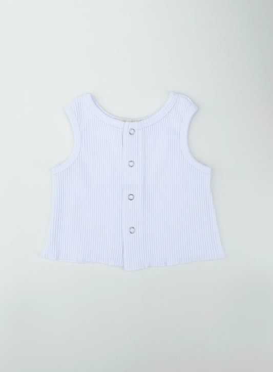 ribbed button tank