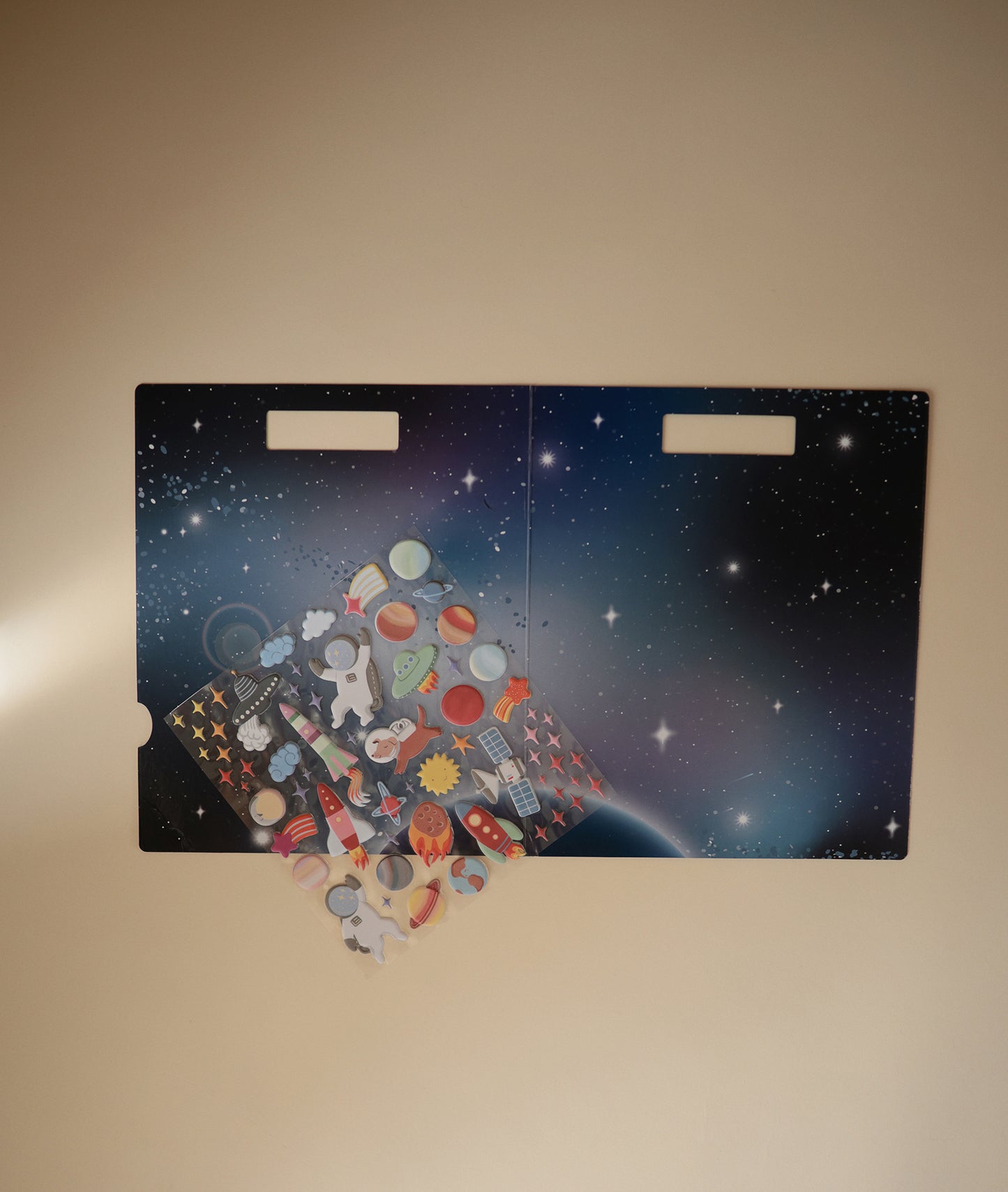 reusable sticker set (space)