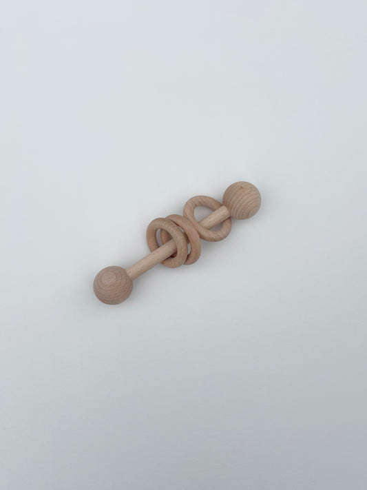 wooden rattle